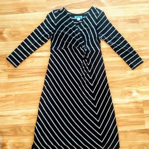 Super Soft Striped Maternity Dress